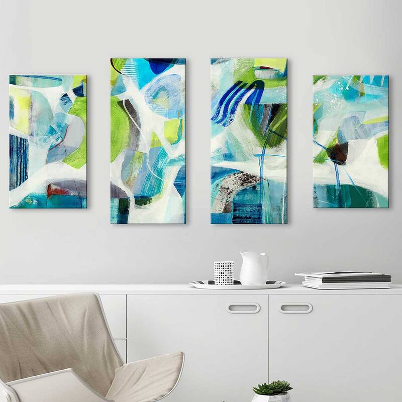 "Rhyming" by Jill Martin Print on Canvas Set of 4 Bed Bath & Beyond